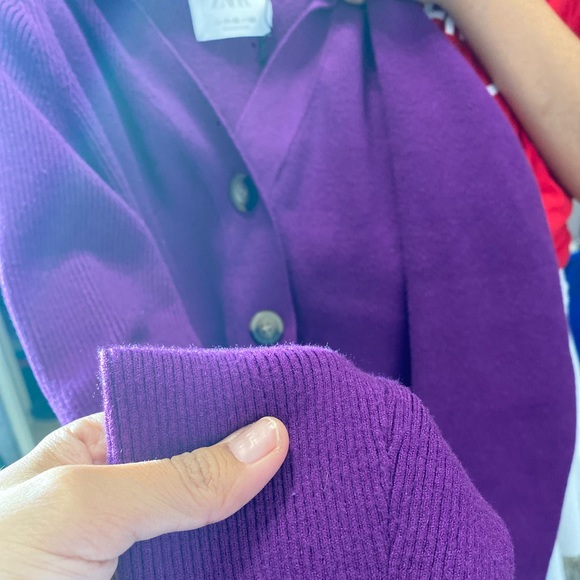 Gorgeous Cozy Girls Zara Sweater, Purple sz 11-12 - Picture 4 of 4